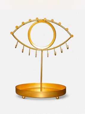 Forever 21 Gold Evil Eye Jewelry Holder